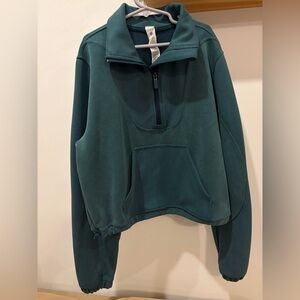 Lululemon Athletica Teal Ribbed Pullover
